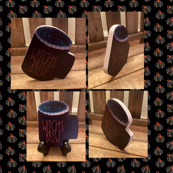 Halloween Witch Kitchen Towels, Witch Tier Tray Decor & Witch Wall Decor Signs - Picture 15 of 16